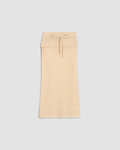 Skirt Lia Long Beige