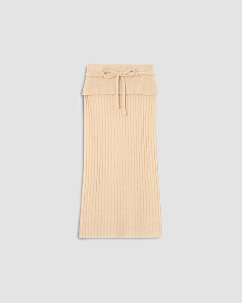 Skirt Lia Long Beige