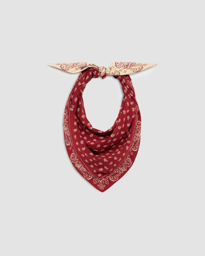 Scarf Wild Rag Carmine & Butter