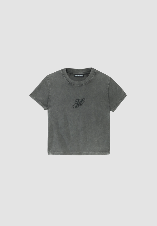 T-shirt Monogram Slim Dark Grey