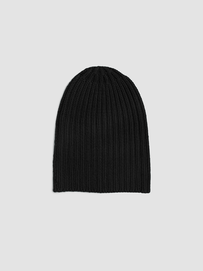 Cashmere Beanie Black