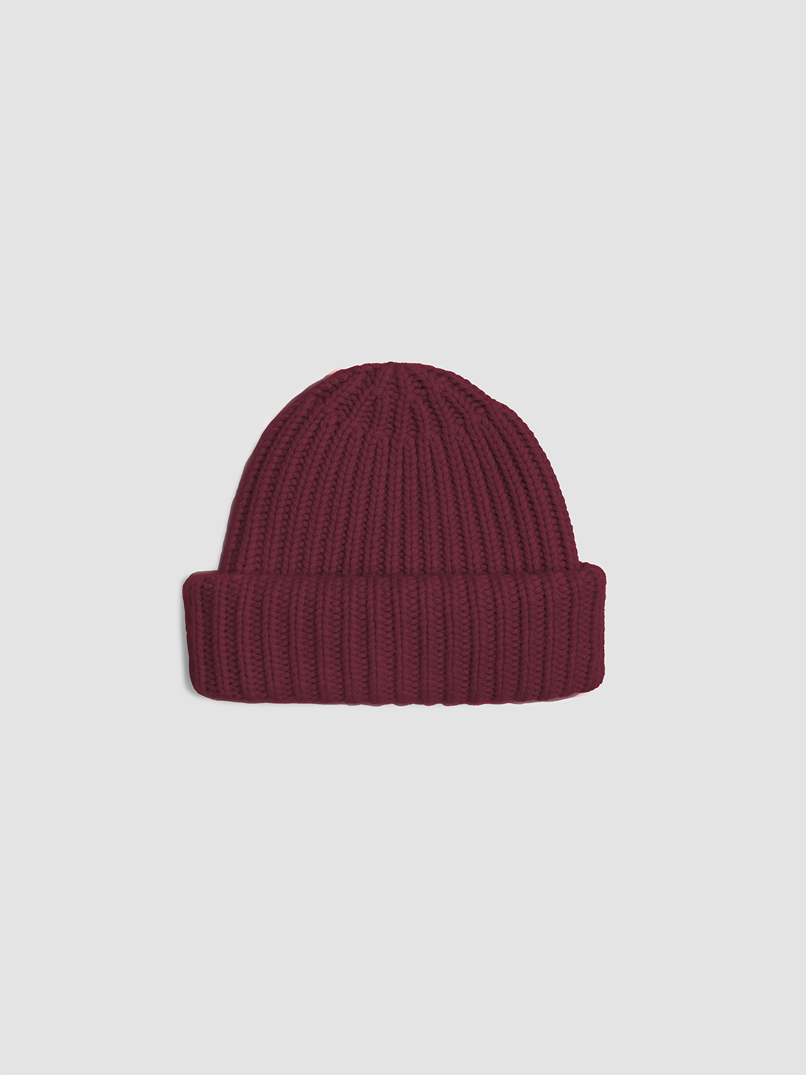 Cashmere Beanie Burgundy