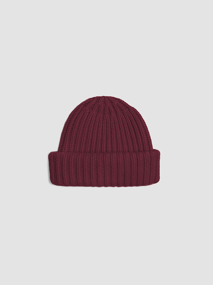 Cashmere Beanie Burgundy