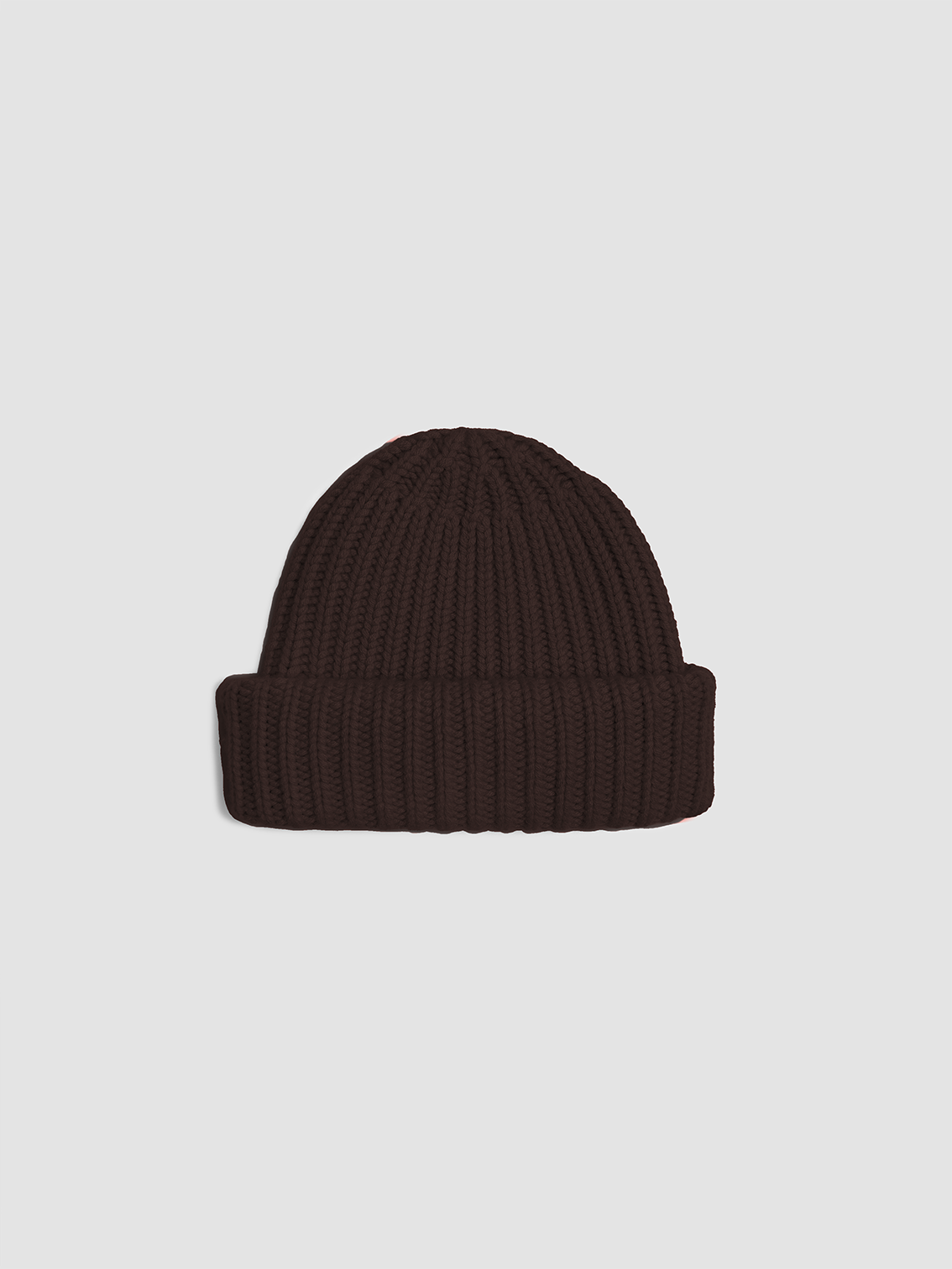 Cashmere Beanie Dark Brown