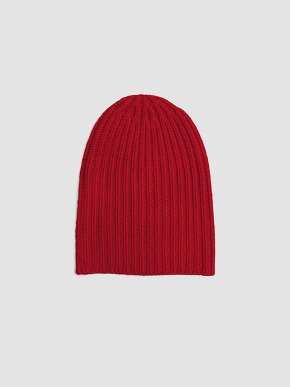 Cashmere Beanie Garnet Red