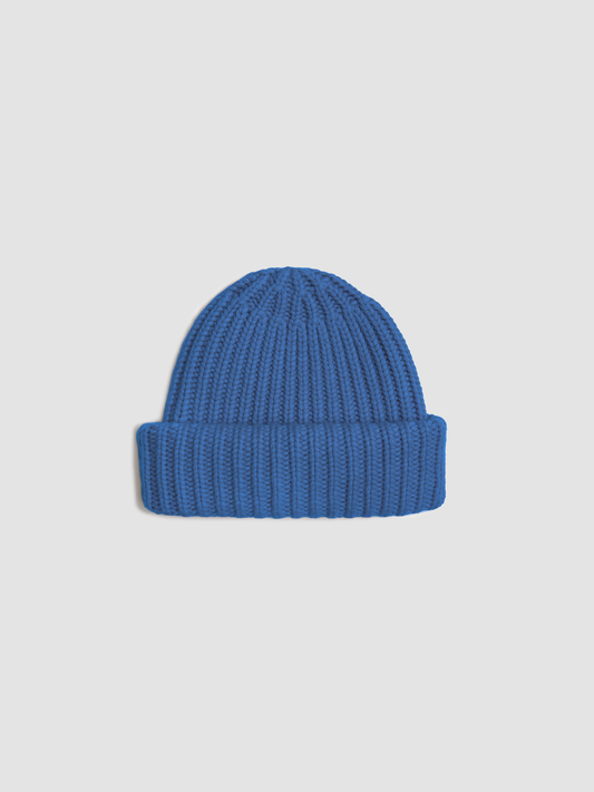 Cashmere Beanie Blue Tetbury