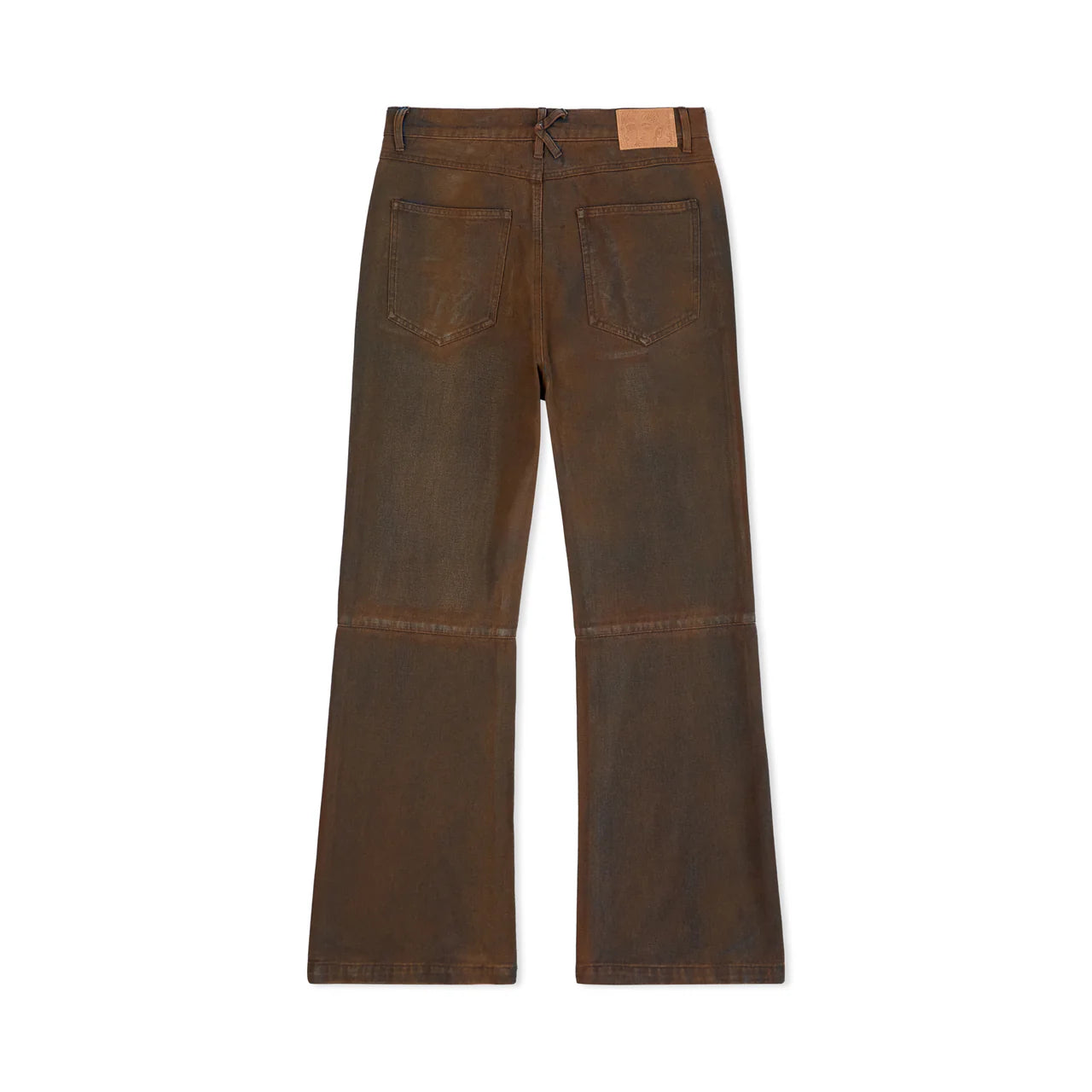 Jeans Flare Mud Washed Brown