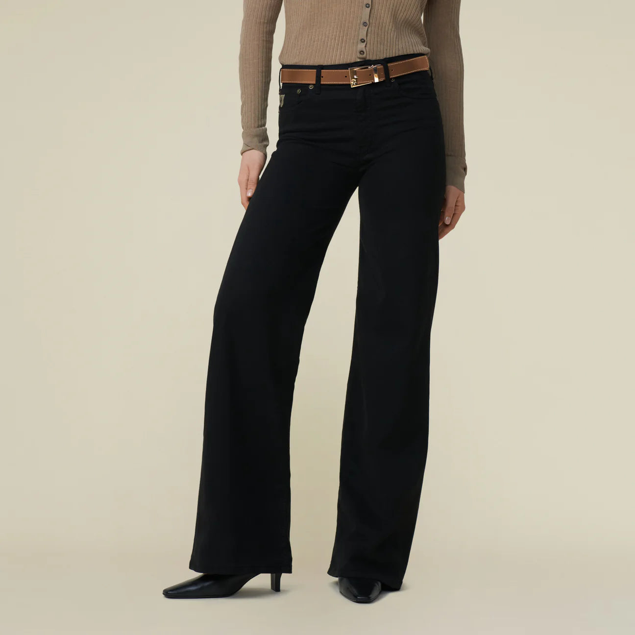 Jeans Palazzo Lea Black