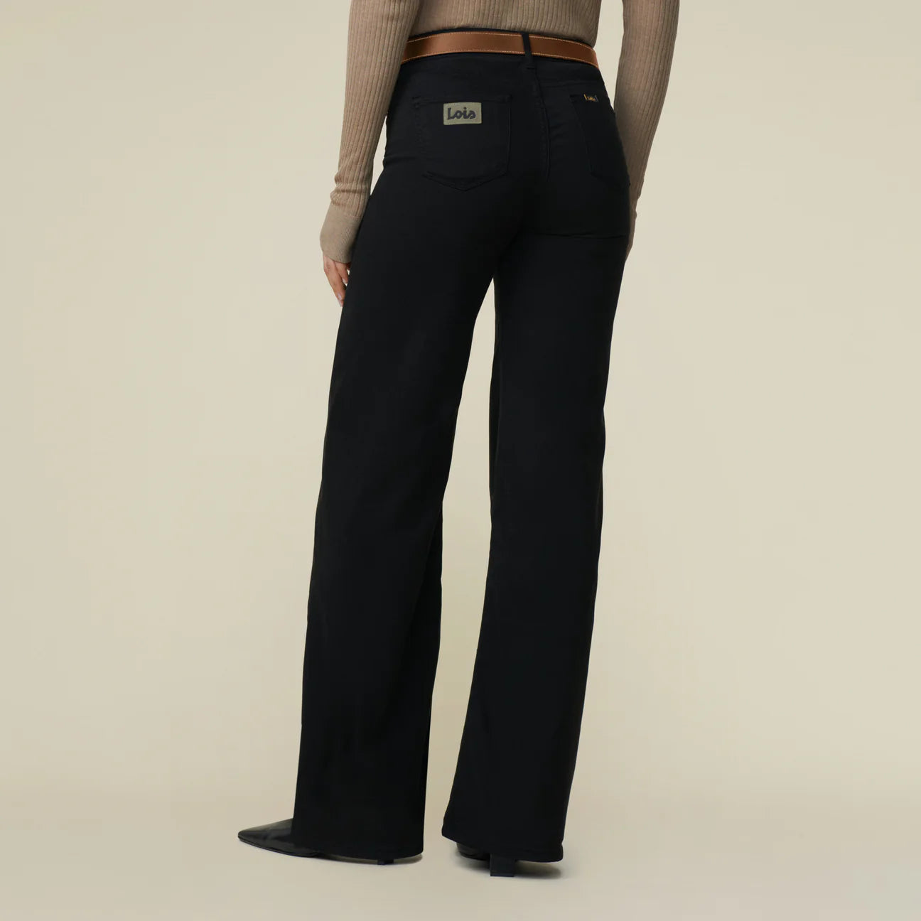 Jeans Palazzo Lea Black