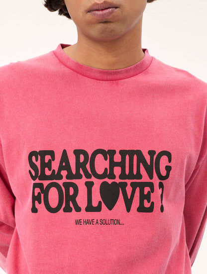 T-shirt Longsleeve Cupid’s Calling Off-Red