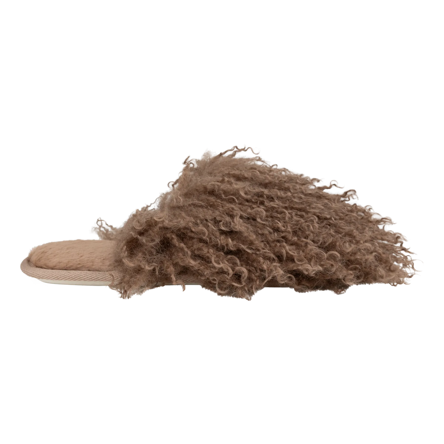 Slippers Furry Brown