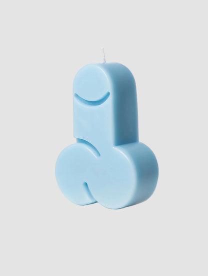 Candle Burn Baby Blue