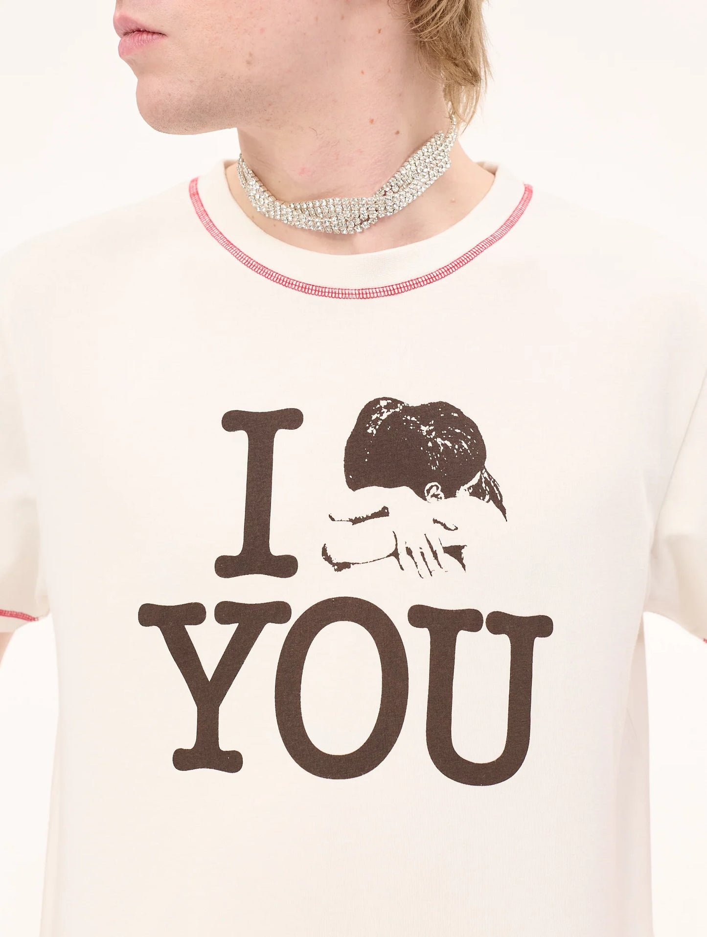 T-shirt Love You Tender White