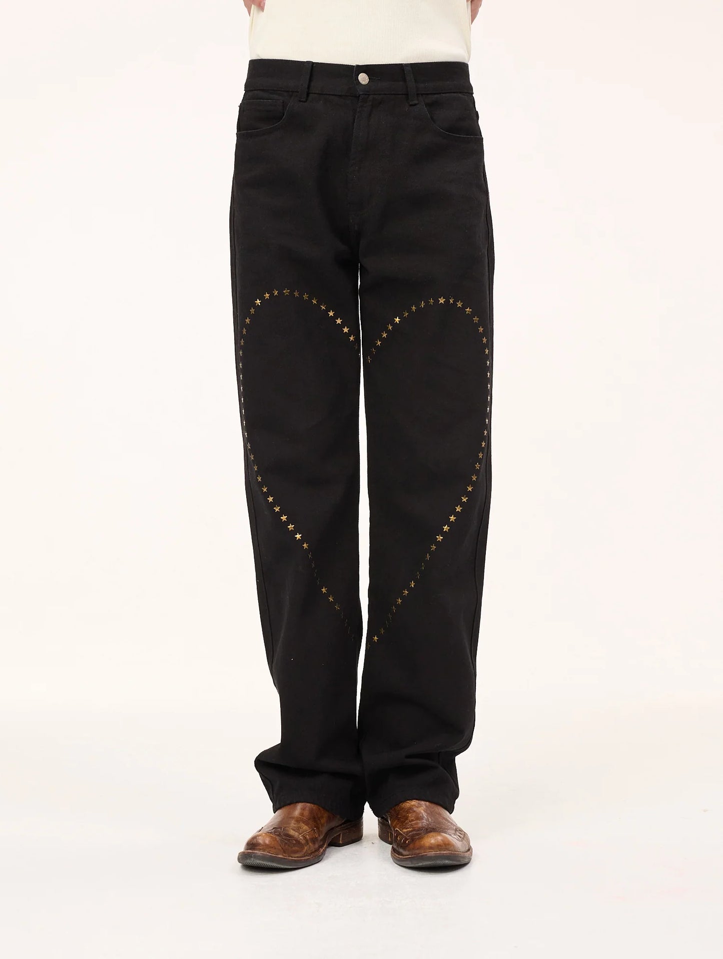 Jeans Heart Break Black