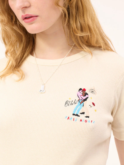 T-shirt Paris Night Delights Cream