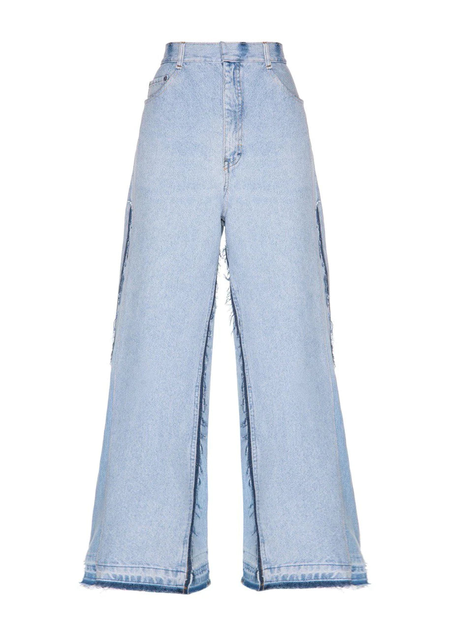 Jeans Reworked Wide Blue