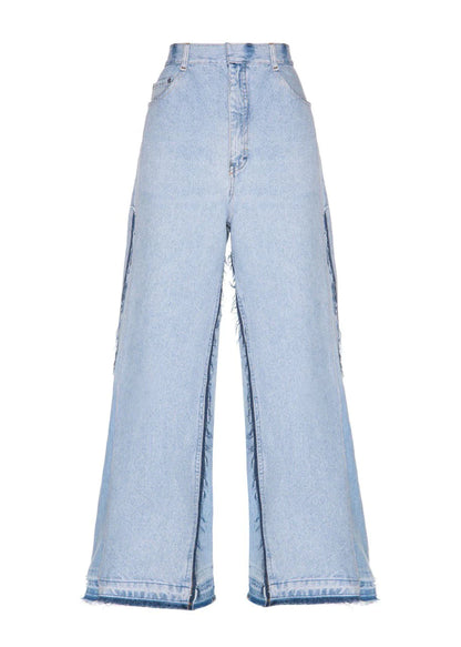 Jeans Reworked Wide Blue