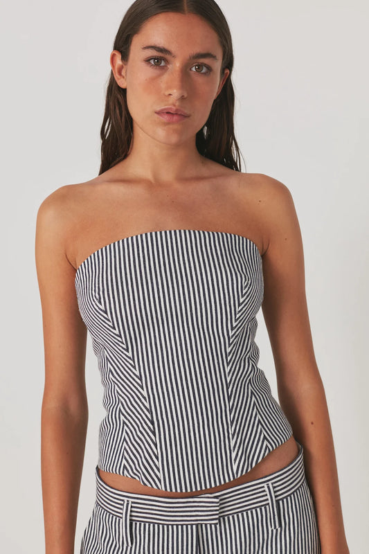 Corset Kif Blue Stripe