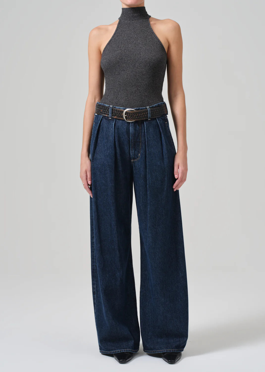 Jeans Petra Pleated Eden Blue