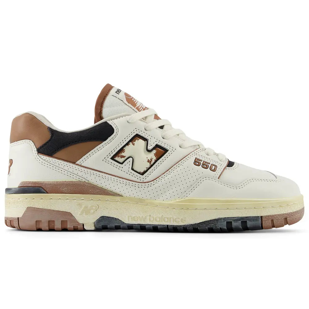 BB550VGC Sneakers in White&Brown