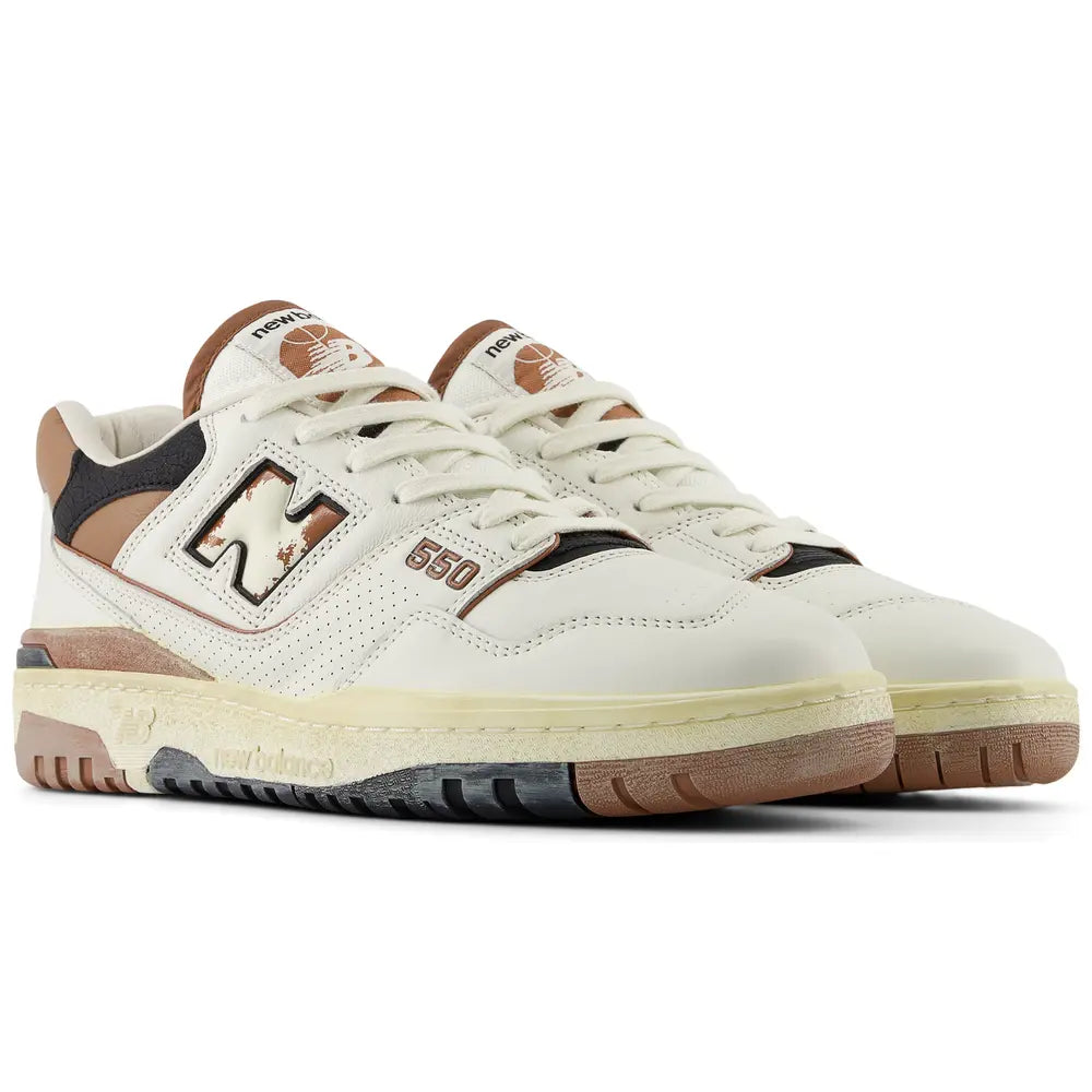 BB550VGC Sneakers in White&Brown