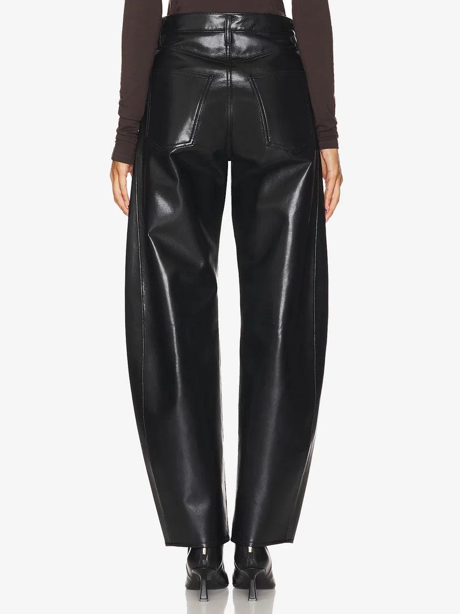 Pants Luna Faux Leather Black