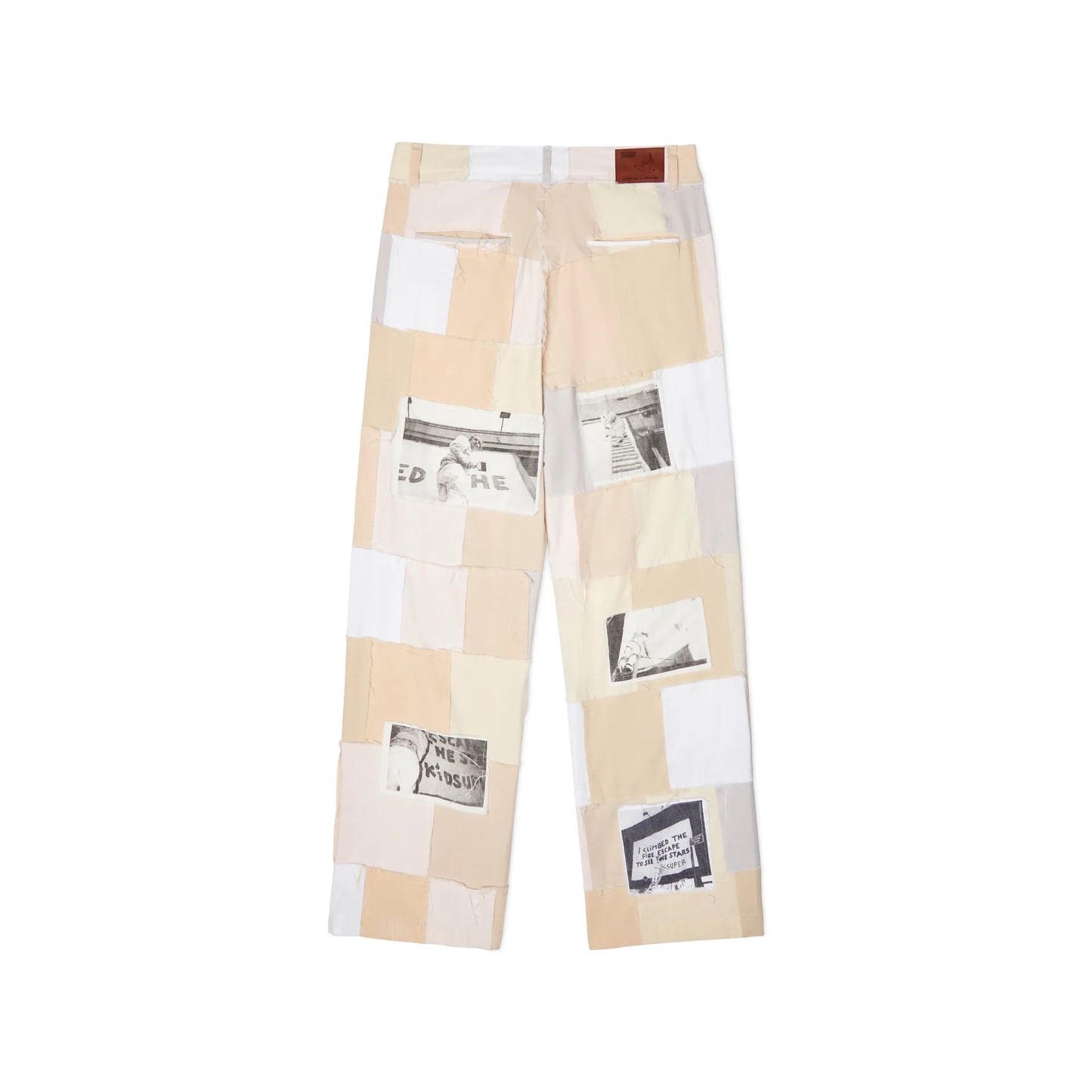 Pants Patchwork Natural