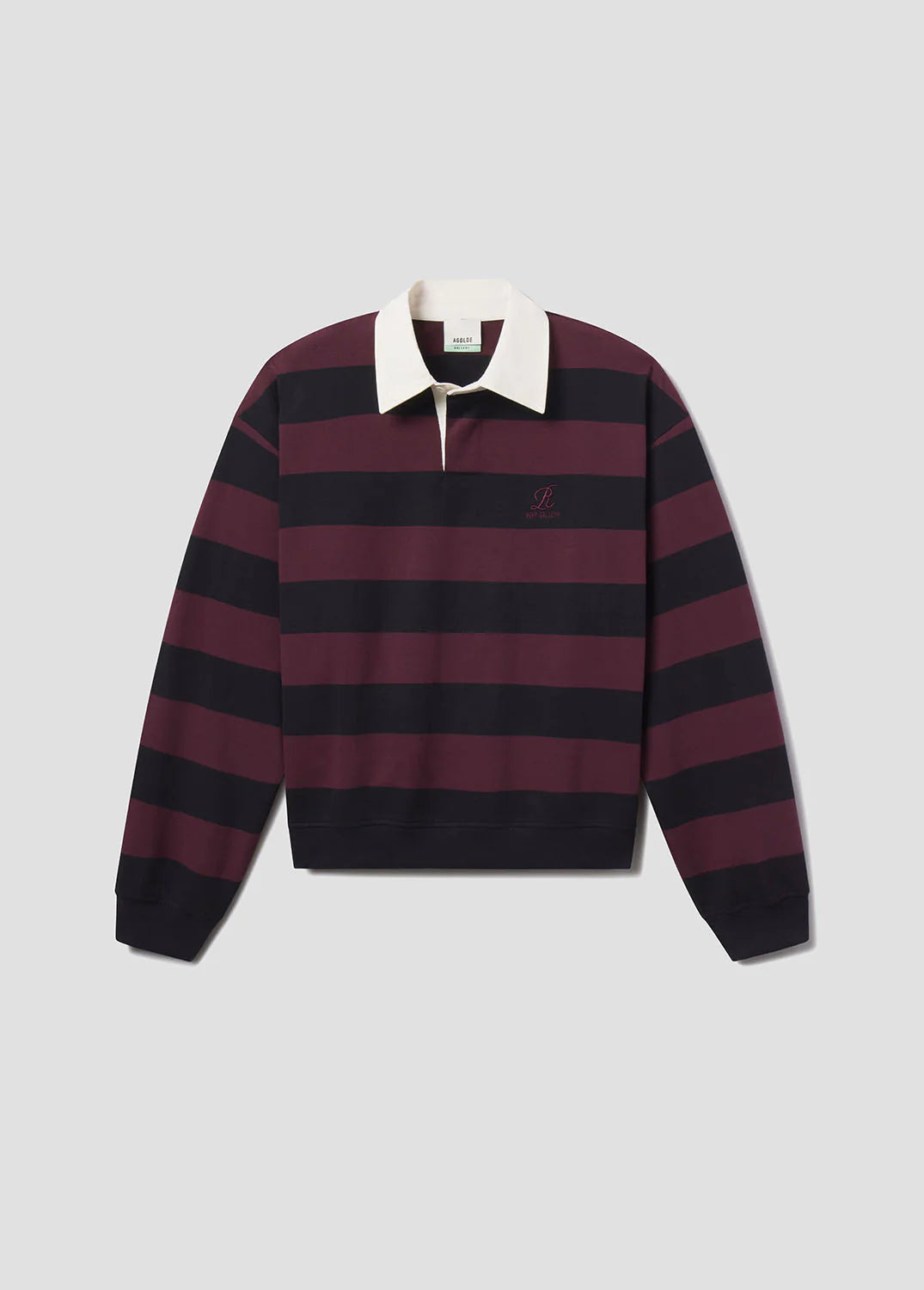 Sweater Rugby RSVP Black/Burgundy