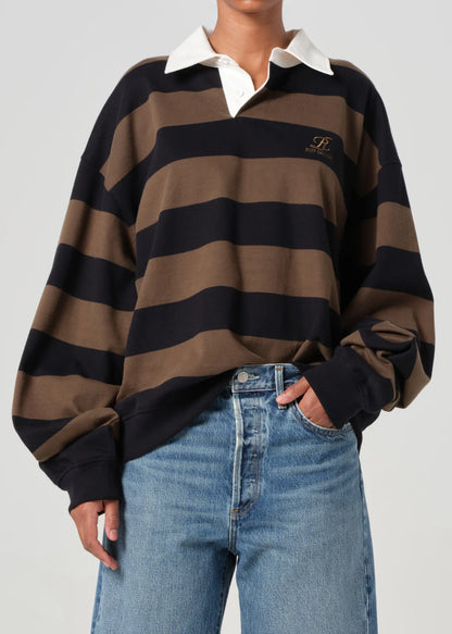 Sweater Rugby RSVP Black/Olive