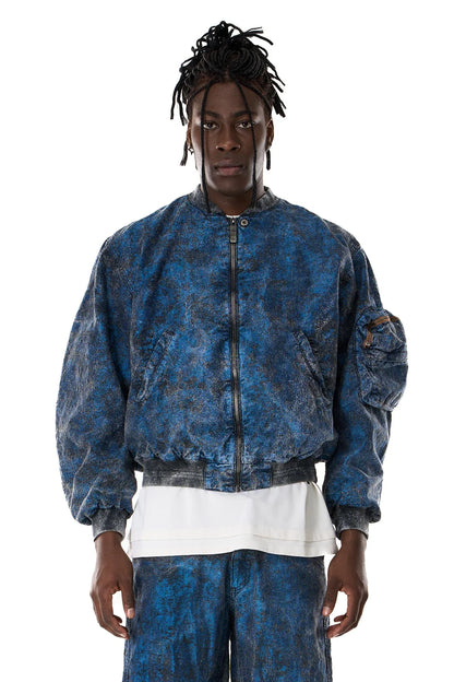 Bomber Dust Denim Dark Blue
