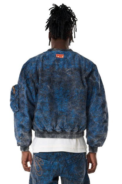 Bomber Dust Denim Dark Blue