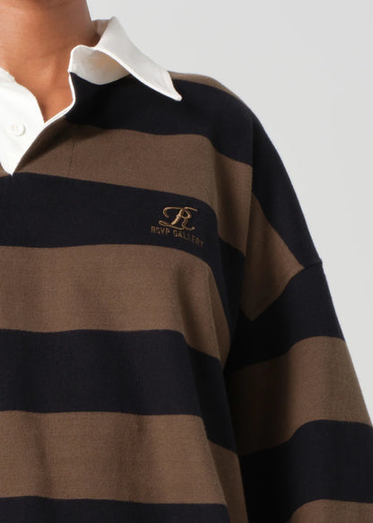 Sweater Rugby RSVP Black/Olive