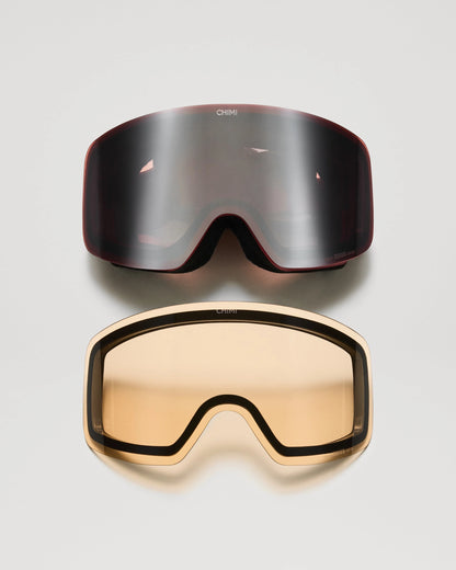Ski Goggles 01 Cime Red