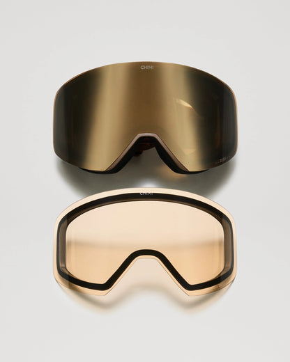 Ski Goggles 02 Cime Brown