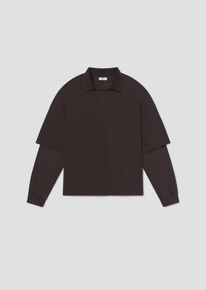 Hoodie Polo Curren Brown