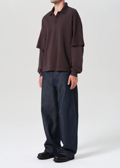 Hoodie Polo Curren Brown