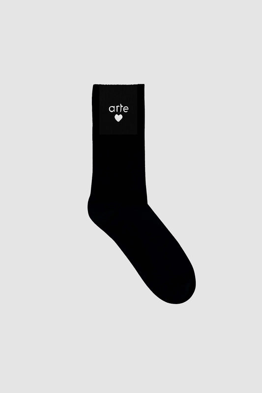 Socks Arte Heart Black