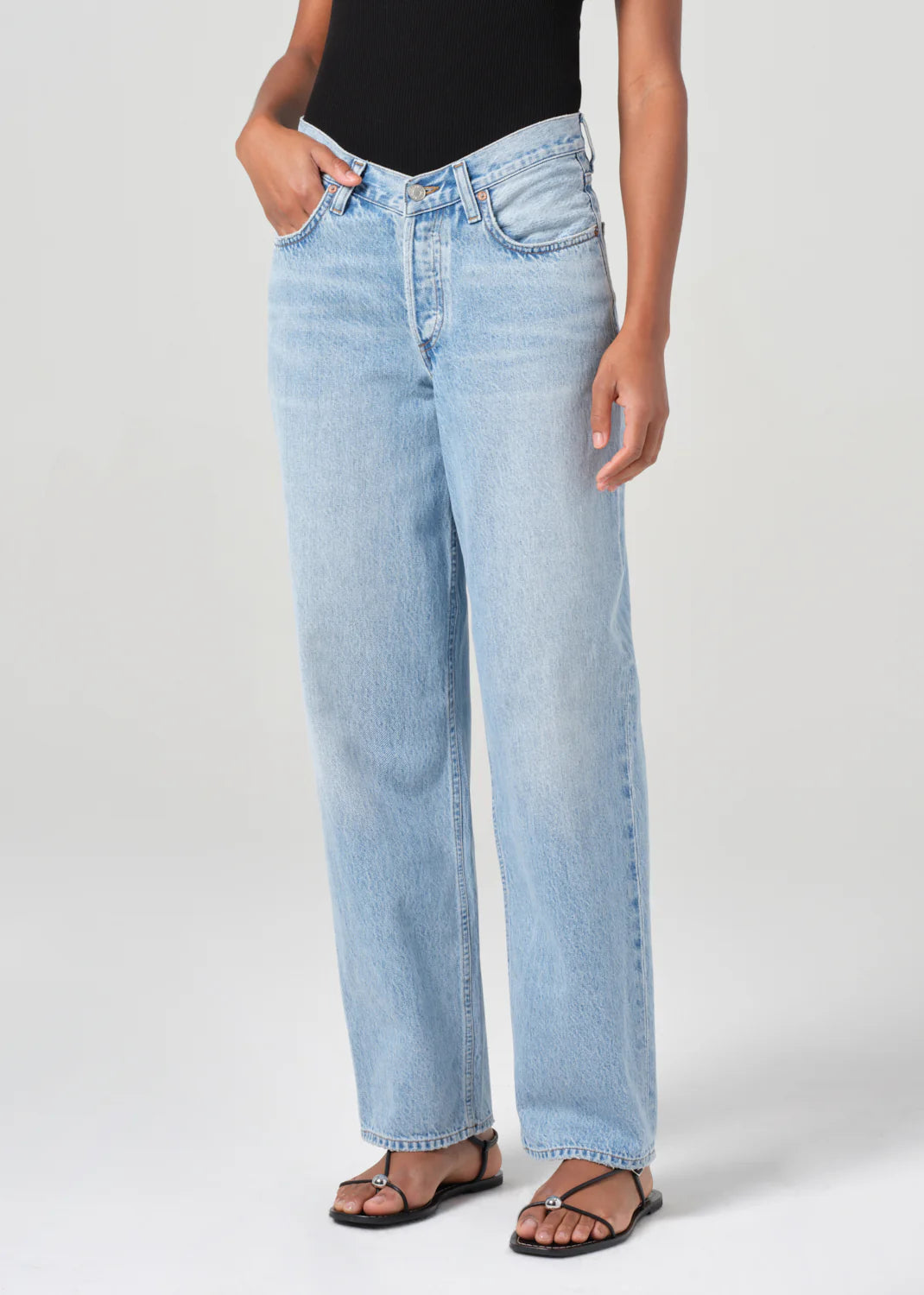 Jeans V-Waist Baggy Prevail Blue