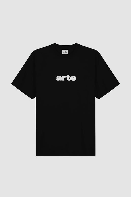 T-shirt Blur Embroidery Black