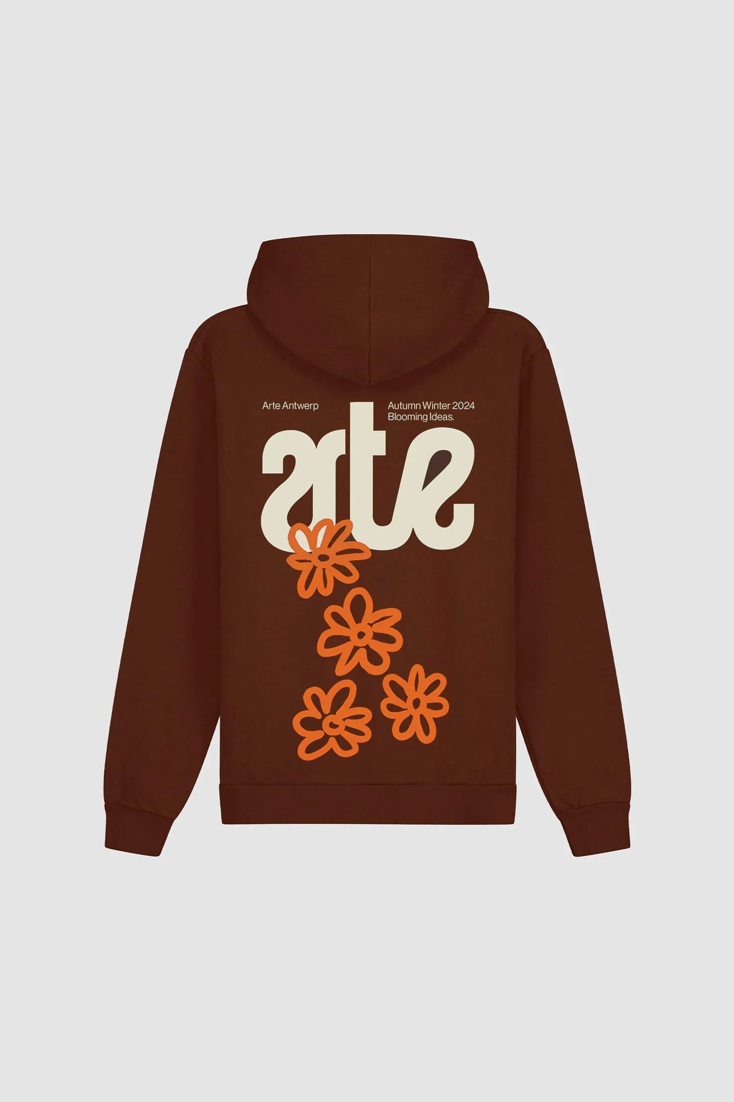 Hoodie Blooming Ideas Brown