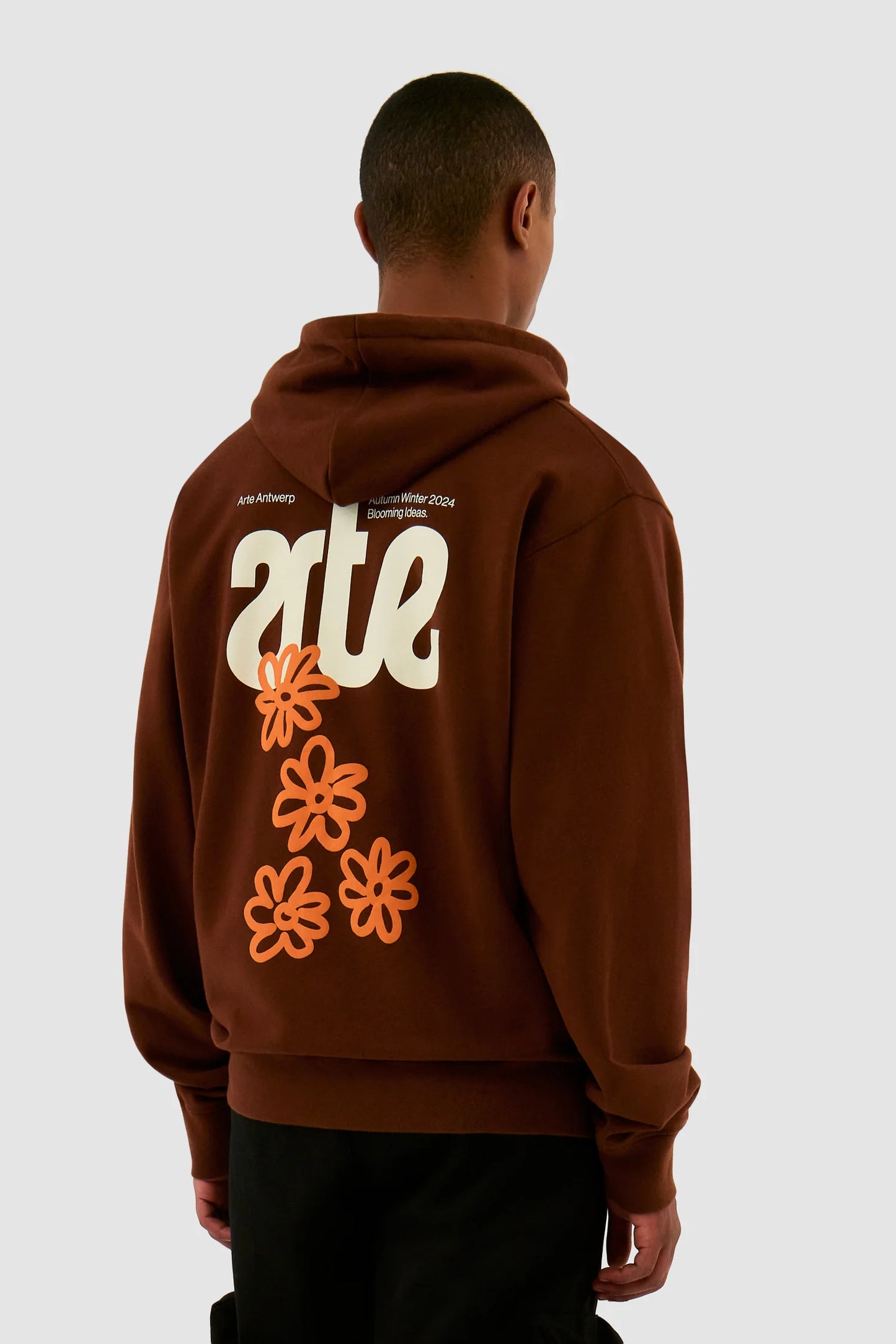 Hoodie Blooming Ideas Brown