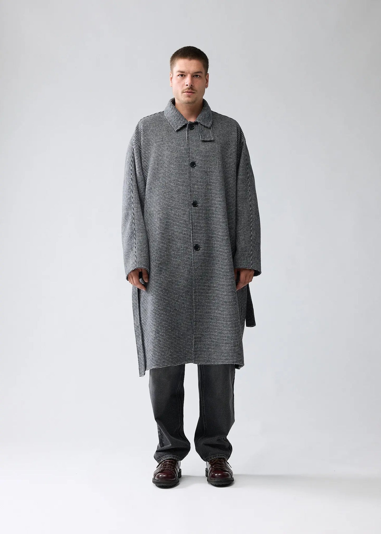 Jacket Long Wool Grey