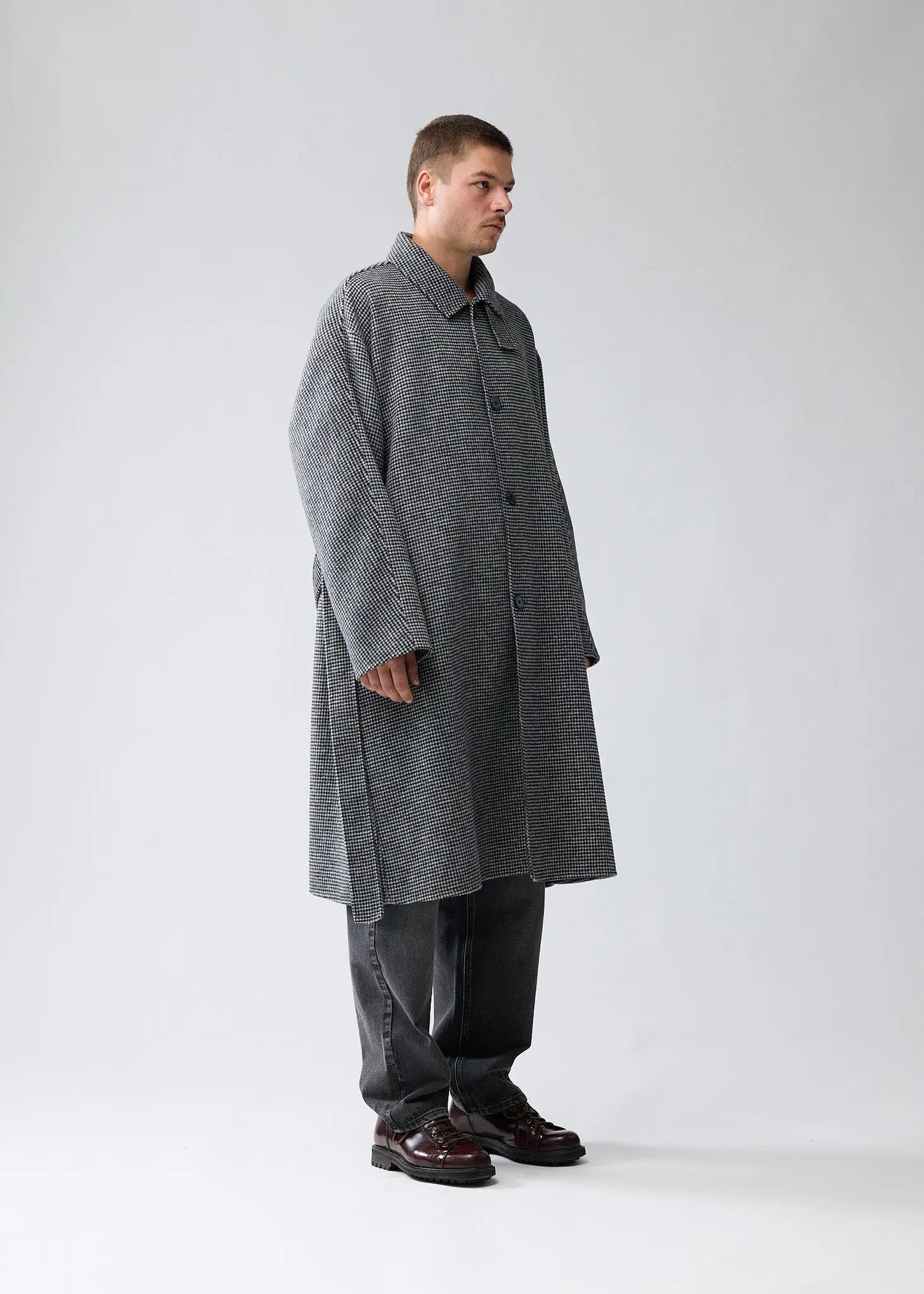 Jacket Long Wool Grey