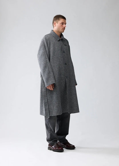 Jacket Long Wool Grey