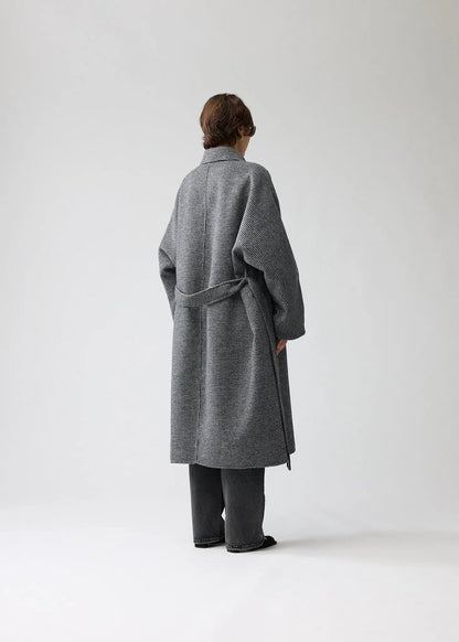 Jacket Long Wool Grey