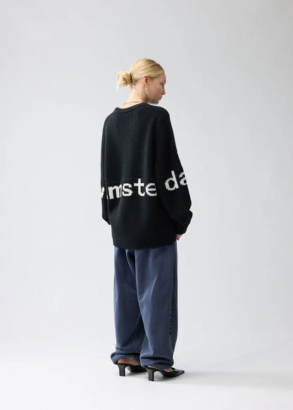 Sweater Name Crewneck Black