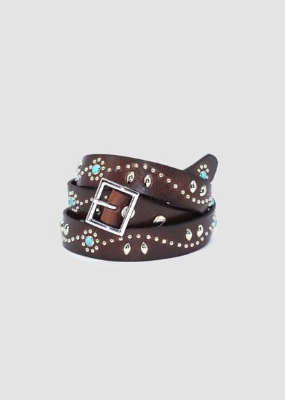Belt Glendale Dark Brown
