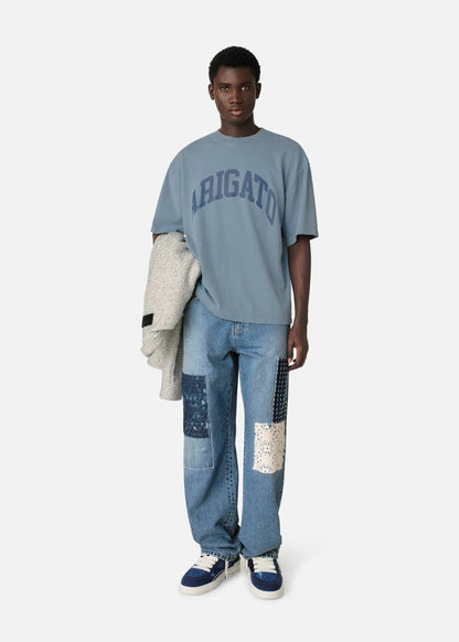 Tričko Link Washed Denim Blue