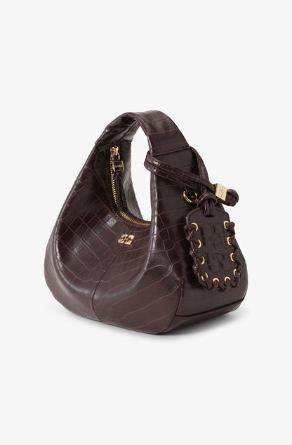 Bag Hobo Mini Croco Brown