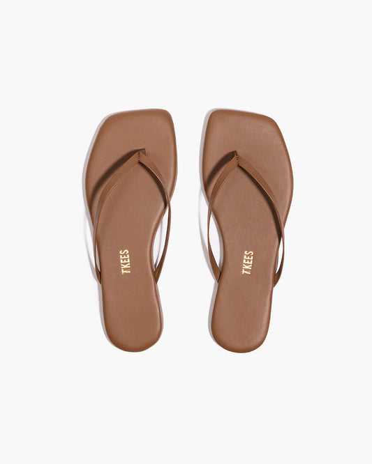 Flip Flops Square Brown